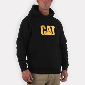 CAT Hoodie Sweatshirt 2XL Caterpillar Trademark Long Sleeve Pullover